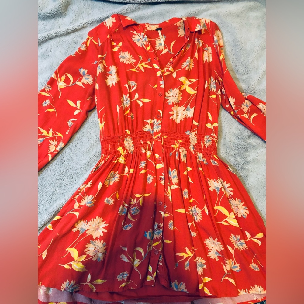 Free people long sleeve dress